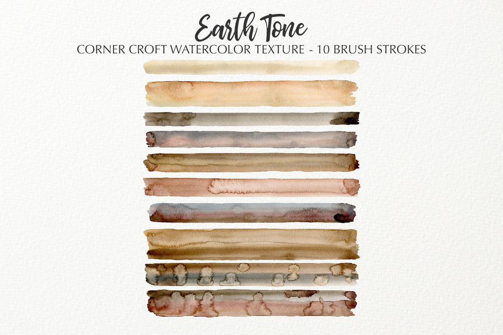 Watercolor texture earth tone, yellow, beige and brown texture instant download