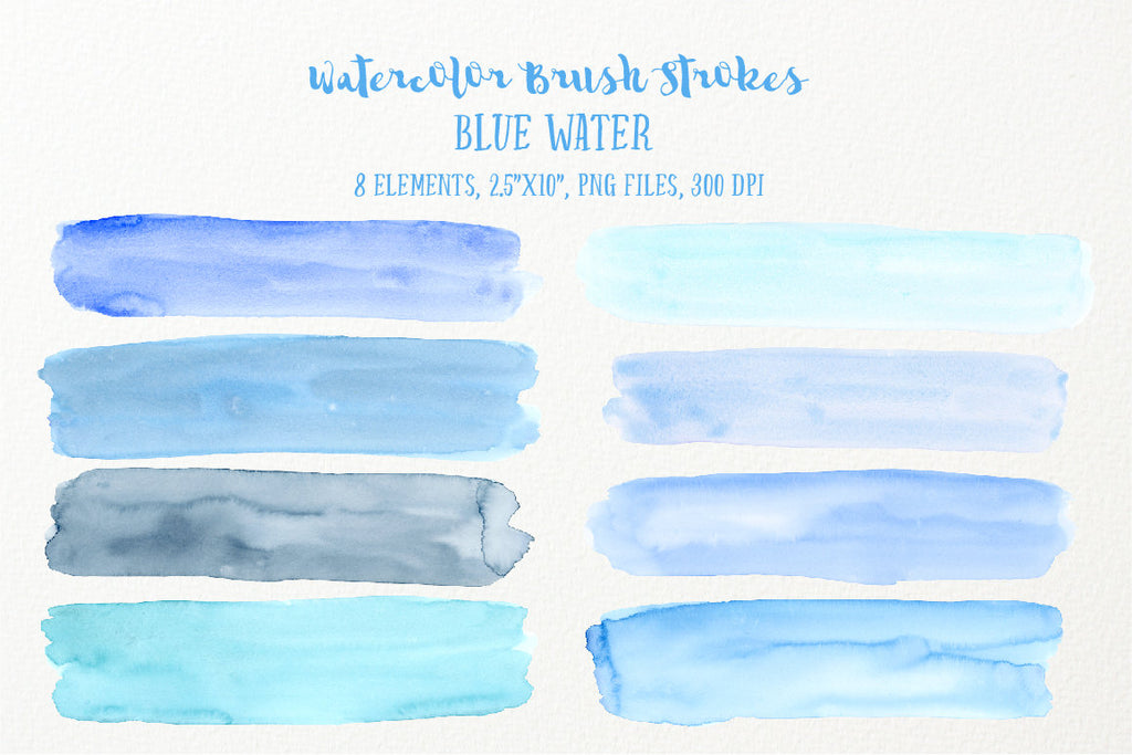watercolor blue texture, watercolor brush stroke blue