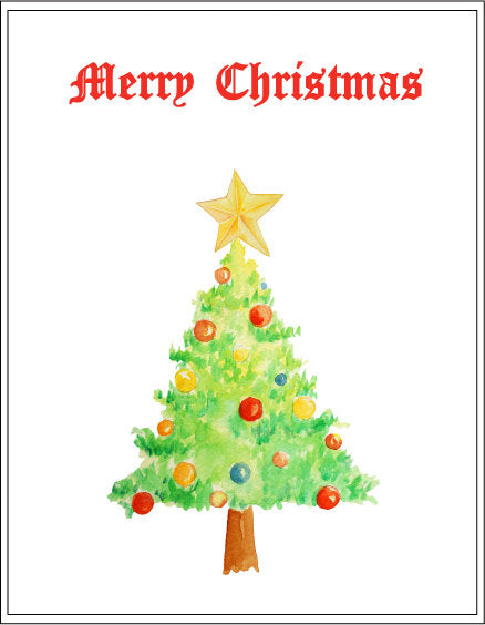 corner croft, Watercolour clipart, Christmas trees, snowman, chirstmas tree, watercolor clipart, holiday clipart