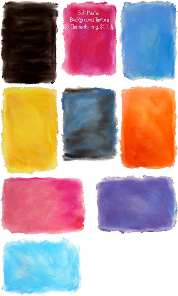 textured background, red, green, blue, yellow, orange, purple and black created from artist soft pastels