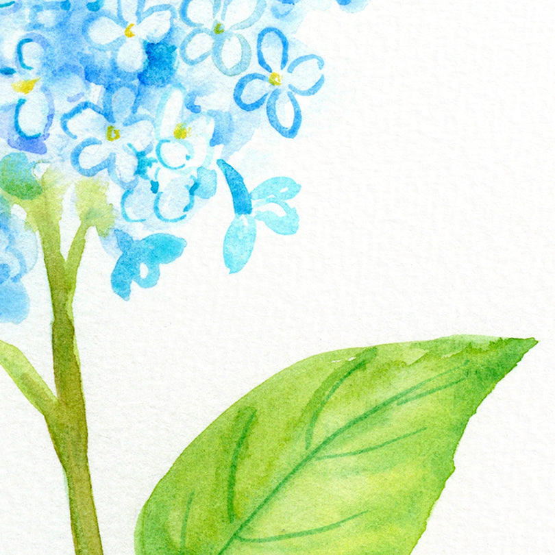 blue lilac print, watercolor lilac printable 