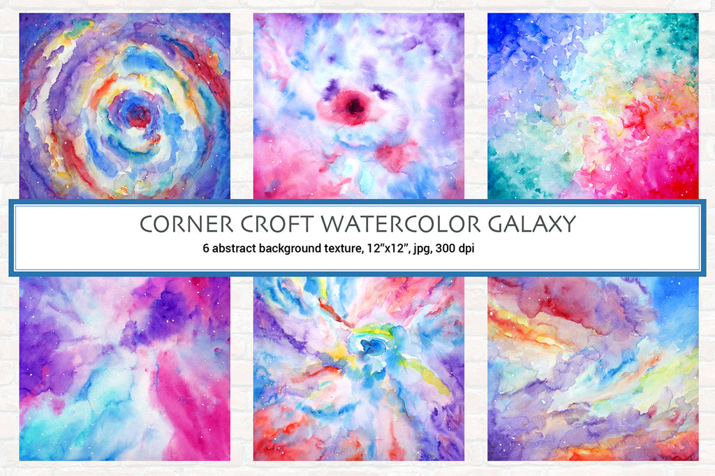watercolor texture, watercolor abstract landscape paintings, galaxy 