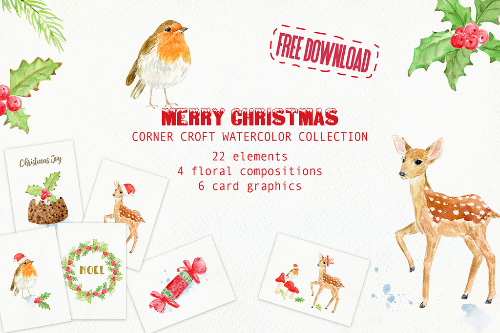 Free Download Christmas Illustration