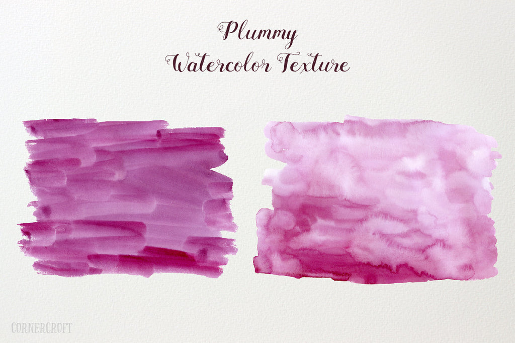 Hand painted watercolor plummy and purple themed background texture for instant download