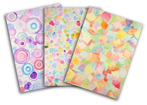watercolor pastel pattern for instant download 