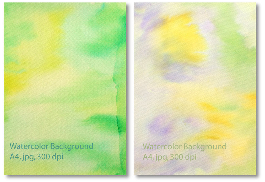 Green yellow watercolor textured background instant download for graphic banner design photoshop effects