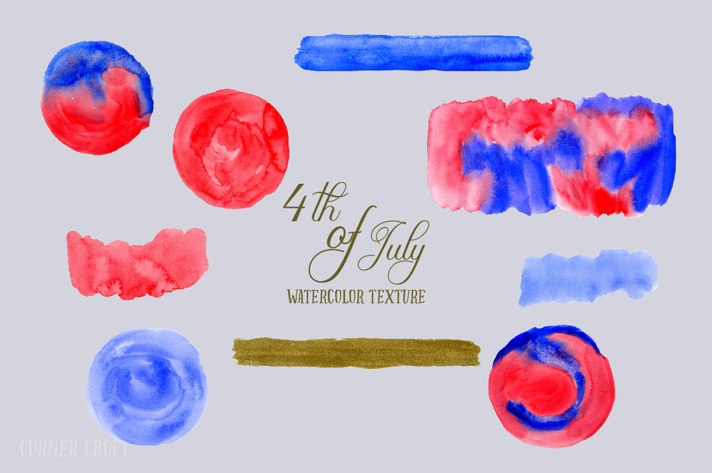 watercolor texture red and blue, instant download 